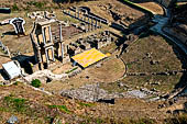 Volterra - Zona archeologica con i resti del teatro e del foro romano.